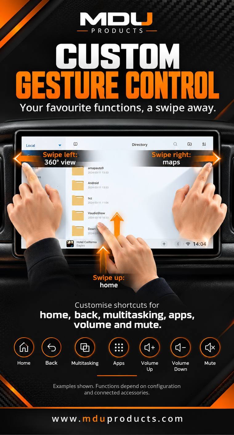 Custom gesture control